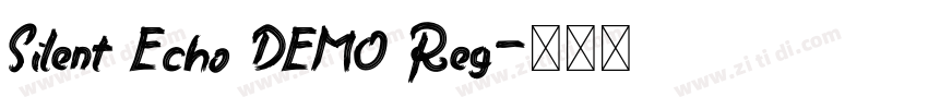 Silent Echo DEMO Reg字体转换